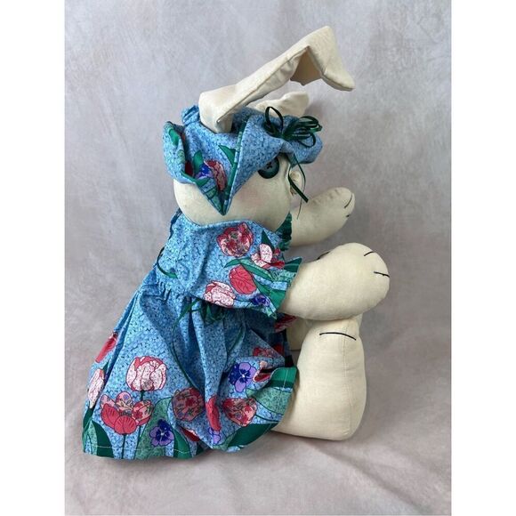 Vintage 90s Handmade “Bunny Sue” Stuffed Bunny - Picture 5 of 7